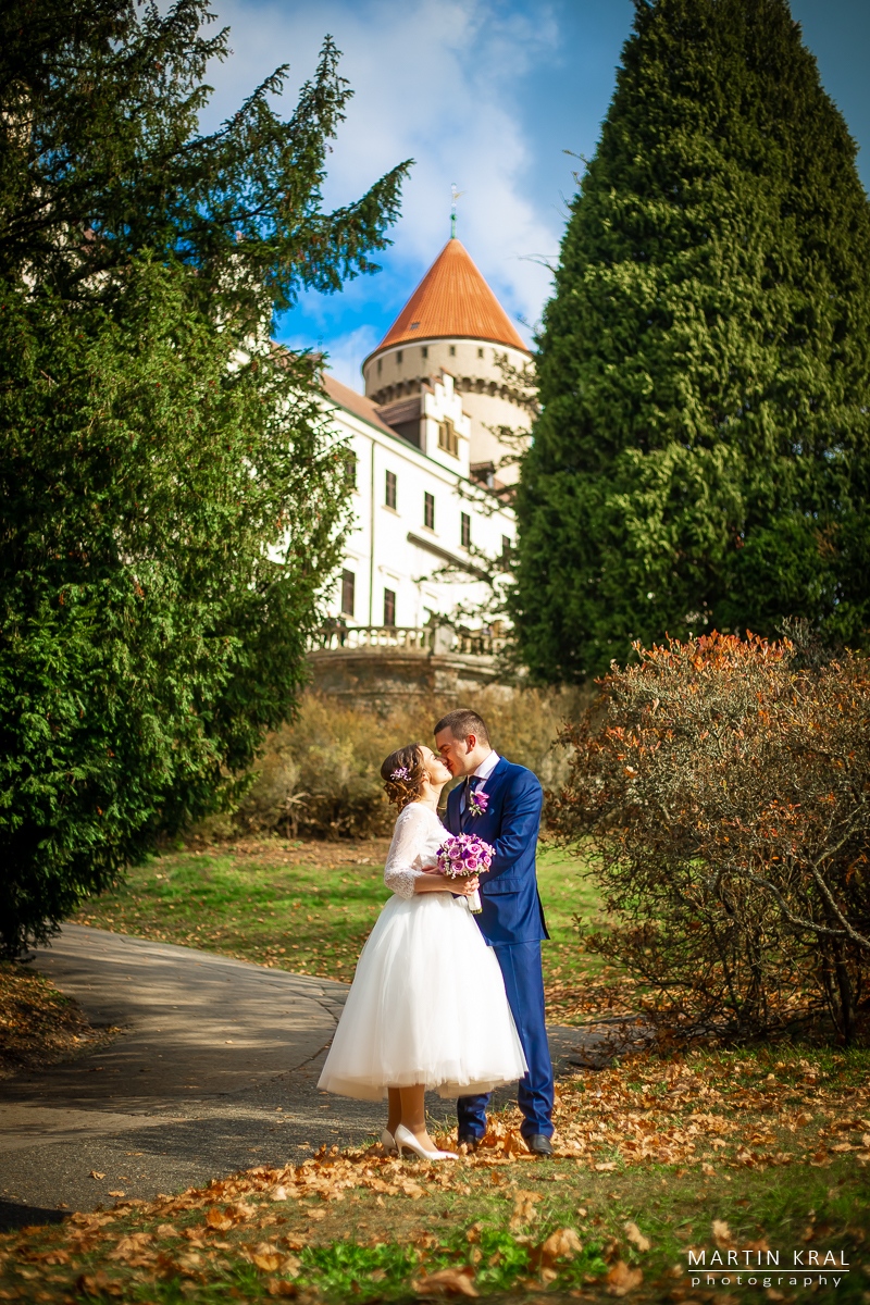 Svatební fotograf - svatba na zámku Konopiště